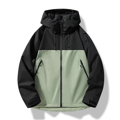 Heinrich | Men's Waterproof Jacket with Hood & Windproof Design | Lightweight Comfort for Outdoor Adventures