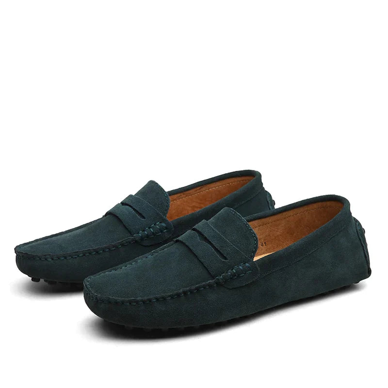 Hugo | Men's Brown Loafers with Soft Lining | Stylish Versatile Footwear for Every Occasion