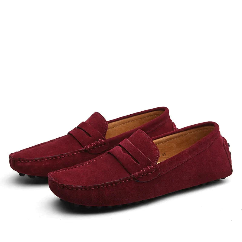 Hugo | Men's Brown Loafers with Soft Lining | Stylish Versatile Footwear for Every Occasion