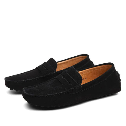 Hugo | Men's Brown Loafers with Soft Lining | Stylish Versatile Footwear for Every Occasion