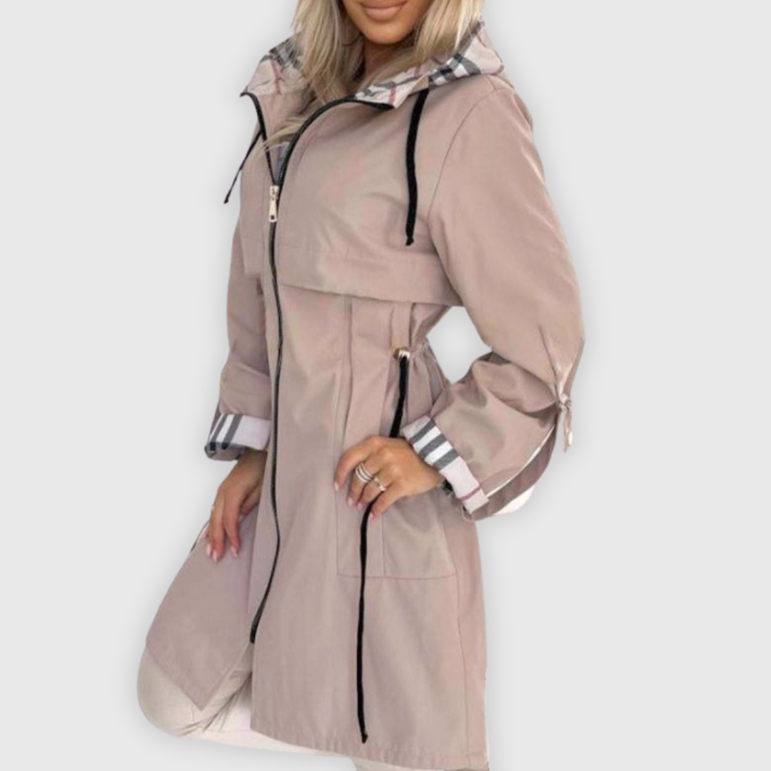 Imogen Collection | Women's Waterproof Zip Coat with Elegant Design | Lightweight Warmth for All Seasons