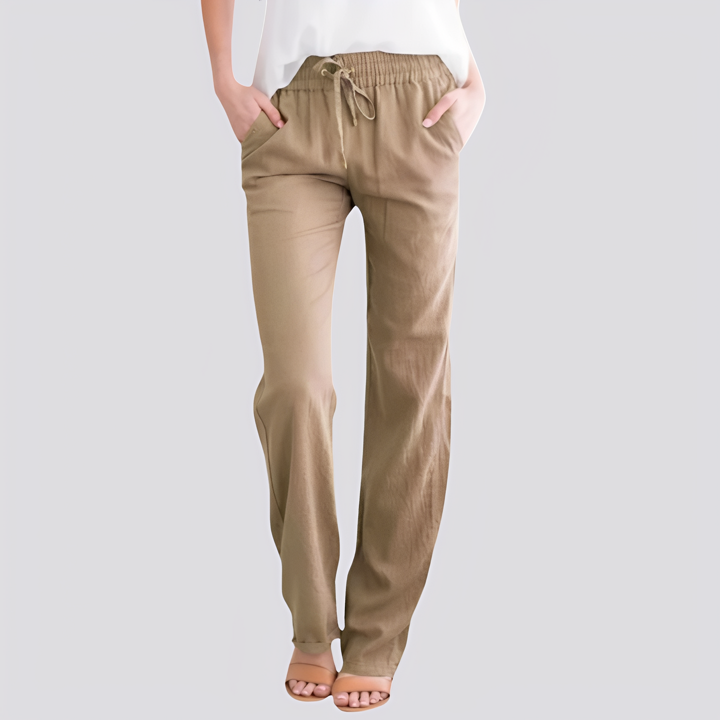 Isabel | Lightweight Trousers with Elastic Waistband | Versatile Comfort for Everyday Style