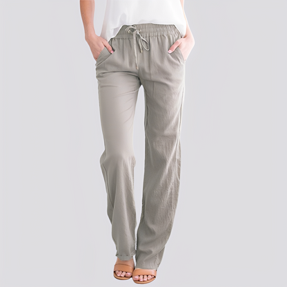 Isabel | Lightweight Trousers with Elastic Waistband | Versatile Comfort for Everyday Style