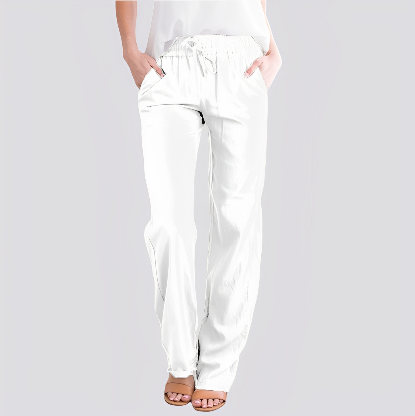 Isabel | Lightweight Trousers with Elastic Waistband | Versatile Comfort for Everyday Style