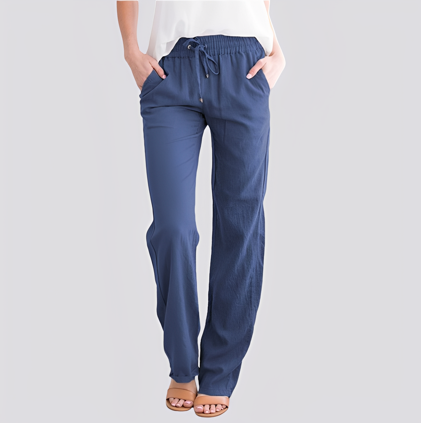 Isabel | Lightweight Trousers with Elastic Waistband | Versatile Comfort for Everyday Style