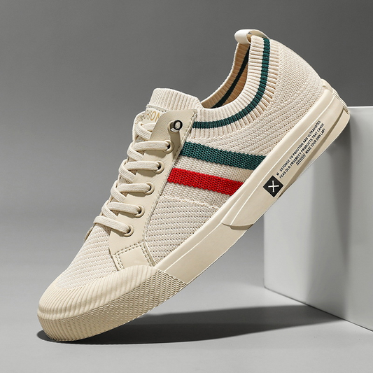 Italian Luxury Sneakers | Breathable Mesh Design with Cushioned Sole | Stylish Comfort for Everyday Wear