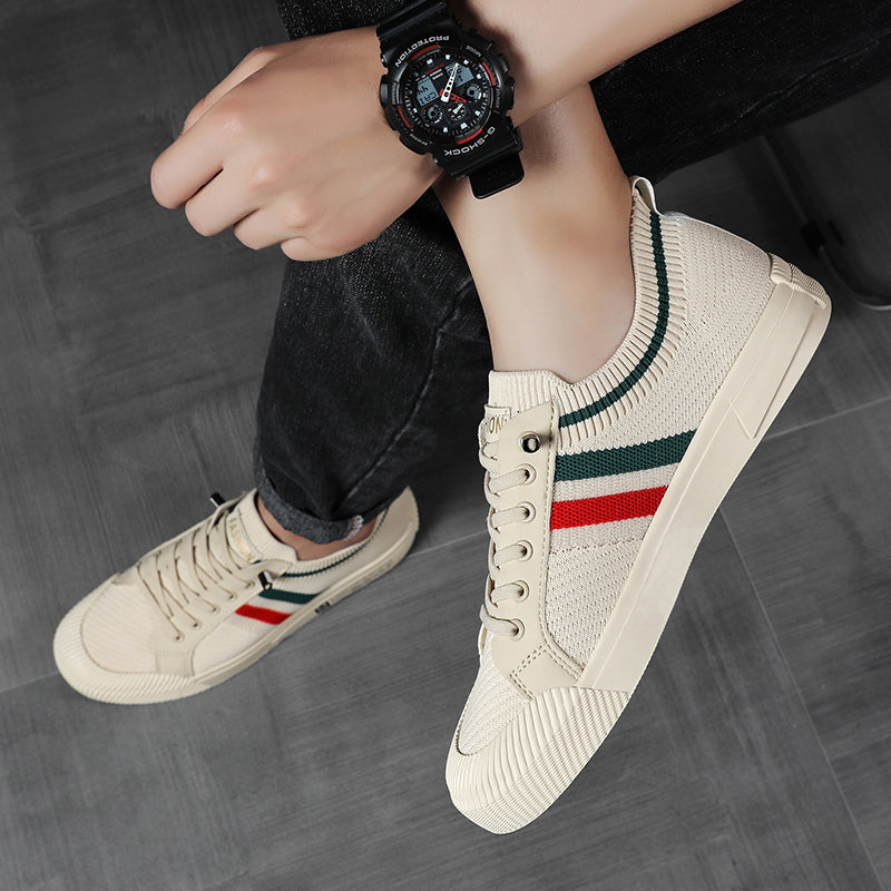 Italian Luxury Sneakers | Breathable Mesh Design with Cushioned Sole | Stylish Comfort for Everyday Wear