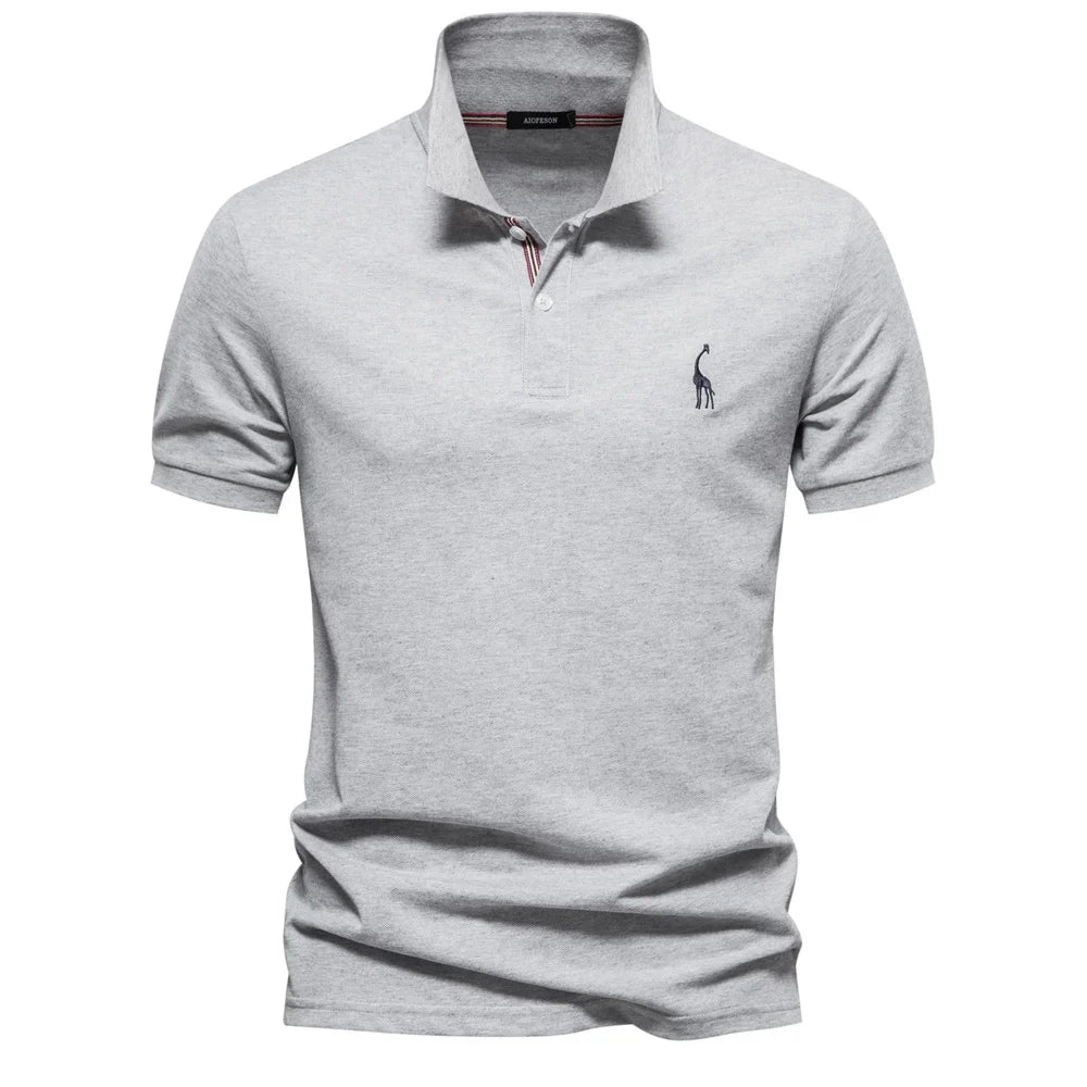 Jack Collection | Men's Polo Shirt with Classic Button Design | Comfortable Fit for Effortless Style