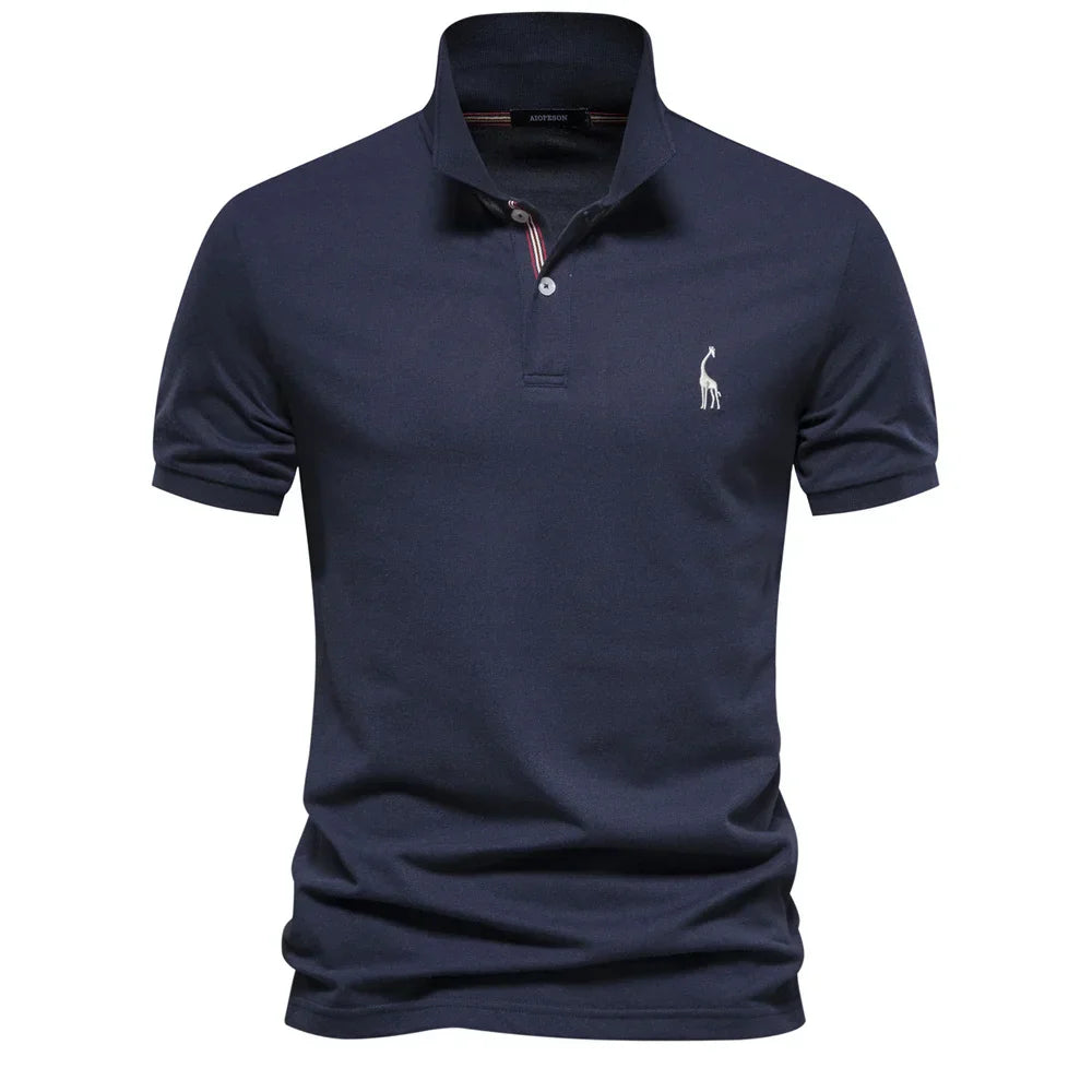 Jack Collection | Men's Polo Shirt with Classic Button Design | Comfortable Fit for Effortless Style