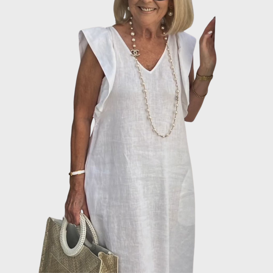 Jasmine Collection | Women's Maxi Dress with Pockets | Lightweight Summer Style