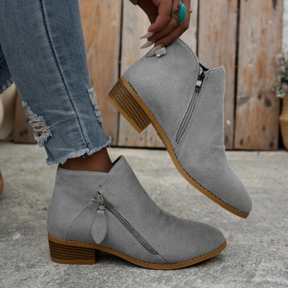 Joanna Collection | Women's Zipper Shoes with Orthopedic Support | Elegant Footwear for All-Day Comfort