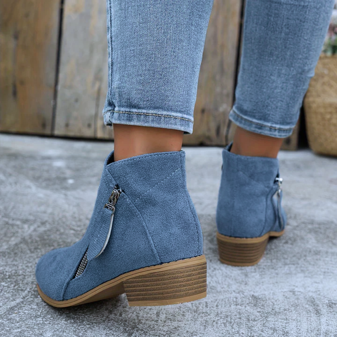 Joanna Collection | Women's Zipper Shoes with Orthopedic Support | Elegant Footwear for All-Day Comfort