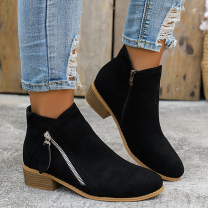 Joanna Collection | Women's Zipper Shoes with Orthopedic Support | Elegant Footwear for All-Day Comfort
