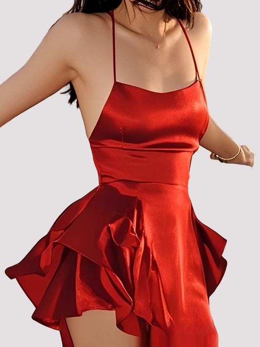 Kimberly Collection | Women's Cocktail Mini Dress with Elegant Cut | Stylish Look for Special Occasions
