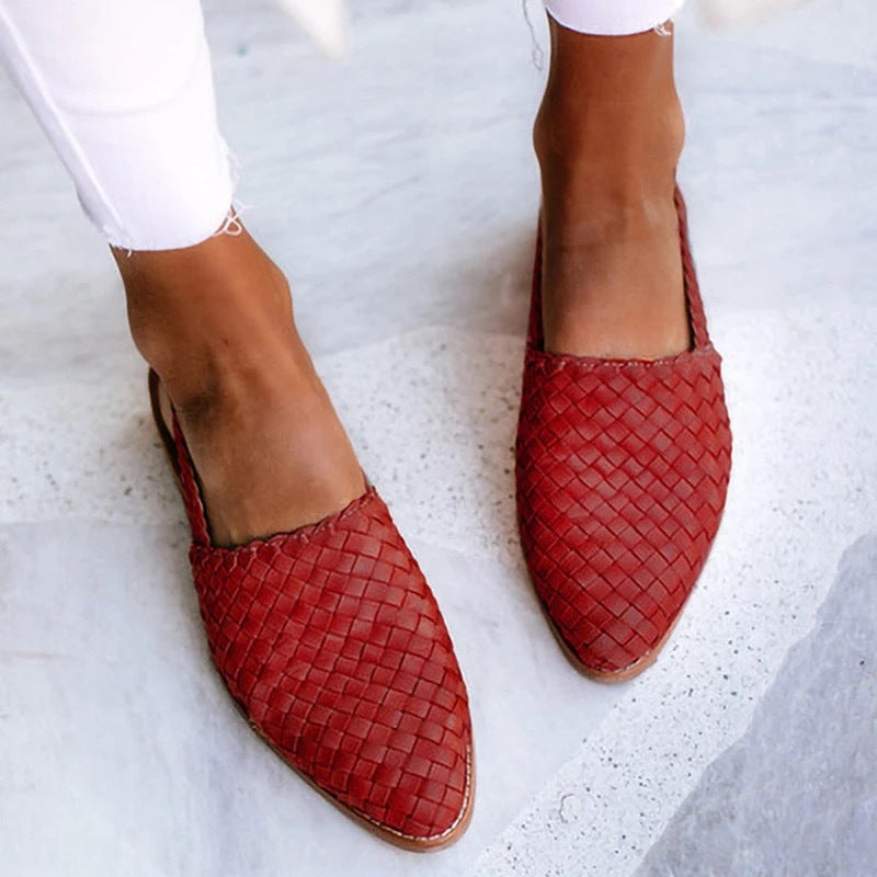 Lisa Collection | Women's Flats with Breathable Woven Upper | Elegant Comfort for Spring/Summer