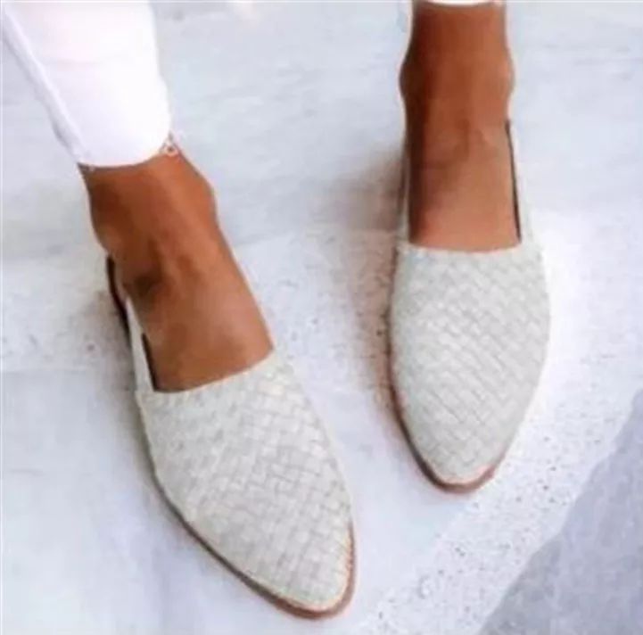 Lisa Collection | Women's Flats with Breathable Woven Upper | Elegant Comfort for Spring/Summer