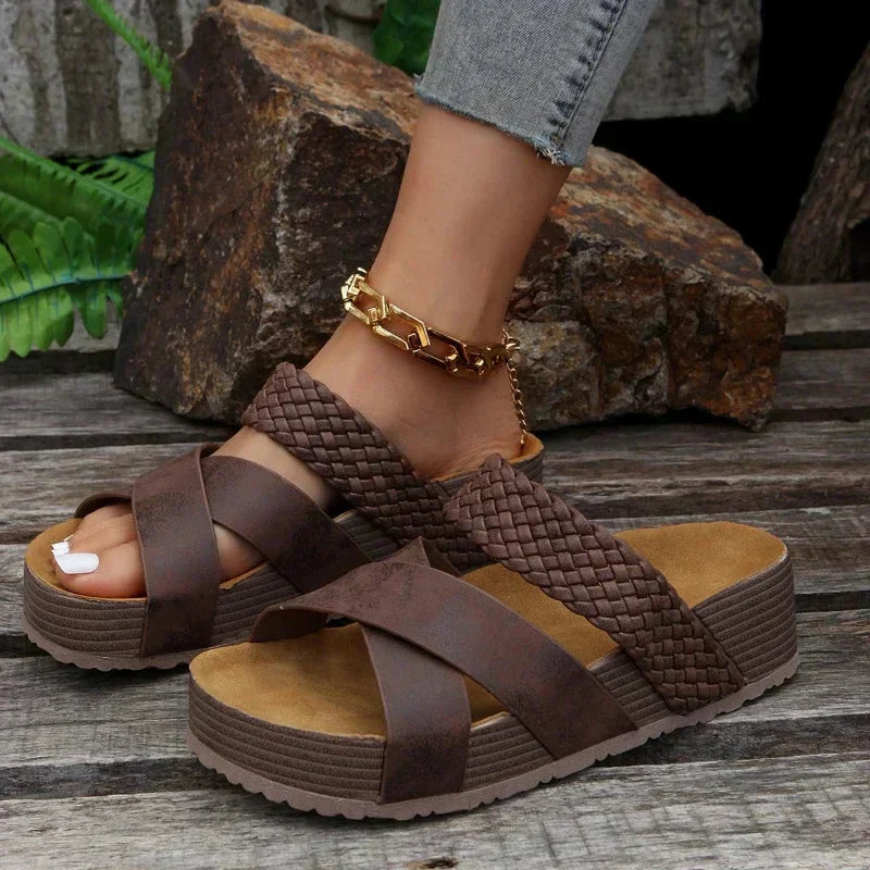 Madison | Women's Platform Sandals with Orthopedic Support | Stylish Comfort for Summer
