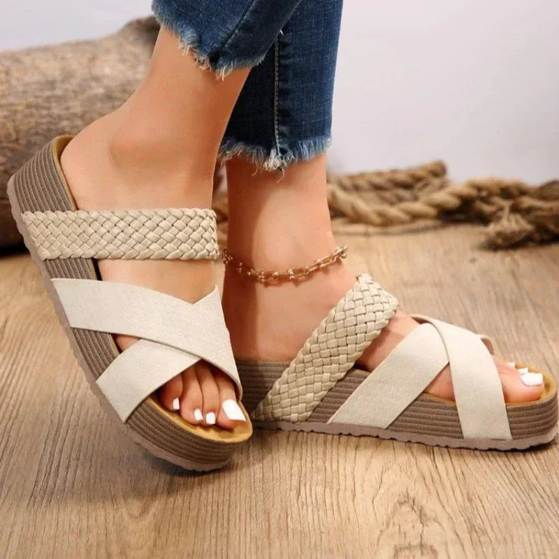 Madison | Women's Platform Sandals with Orthopedic Support | Stylish Comfort for Summer