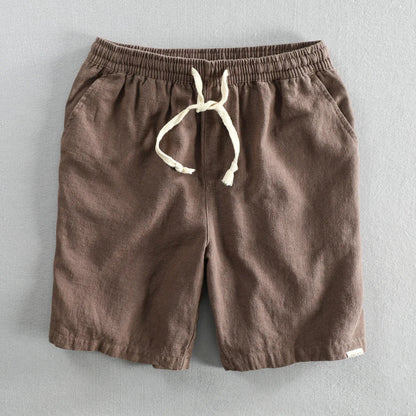 Madrid | Linen Shorts for Men with Adjustable Drawstring Waist | Breathable Comfort for Stylish Summer Days