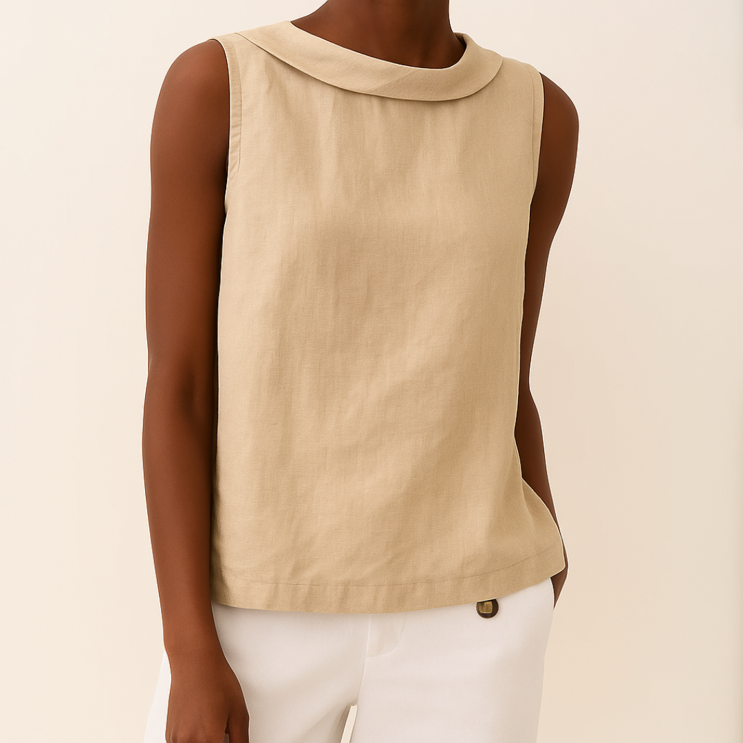 Maria Collection | Women's Sleeveless Top with Flattering Silhouette | Effortless Elegance for Summer Style