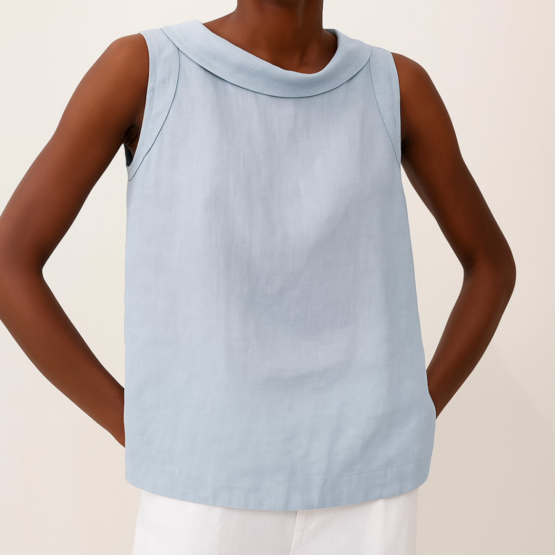 Maria Collection | Women's Sleeveless Top with Flattering Silhouette | Effortless Elegance for Summer Style