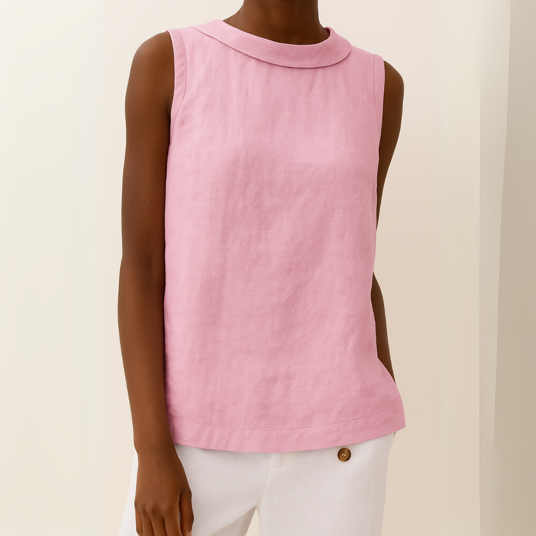 Maria Collection | Women's Sleeveless Top with Flattering Silhouette | Effortless Elegance for Summer Style