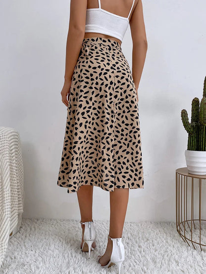 Maya Collection | Women's Printed Wrap Tie Skirt with Adjustable Fit | Stylish Summer Essential for Effortless Outfits