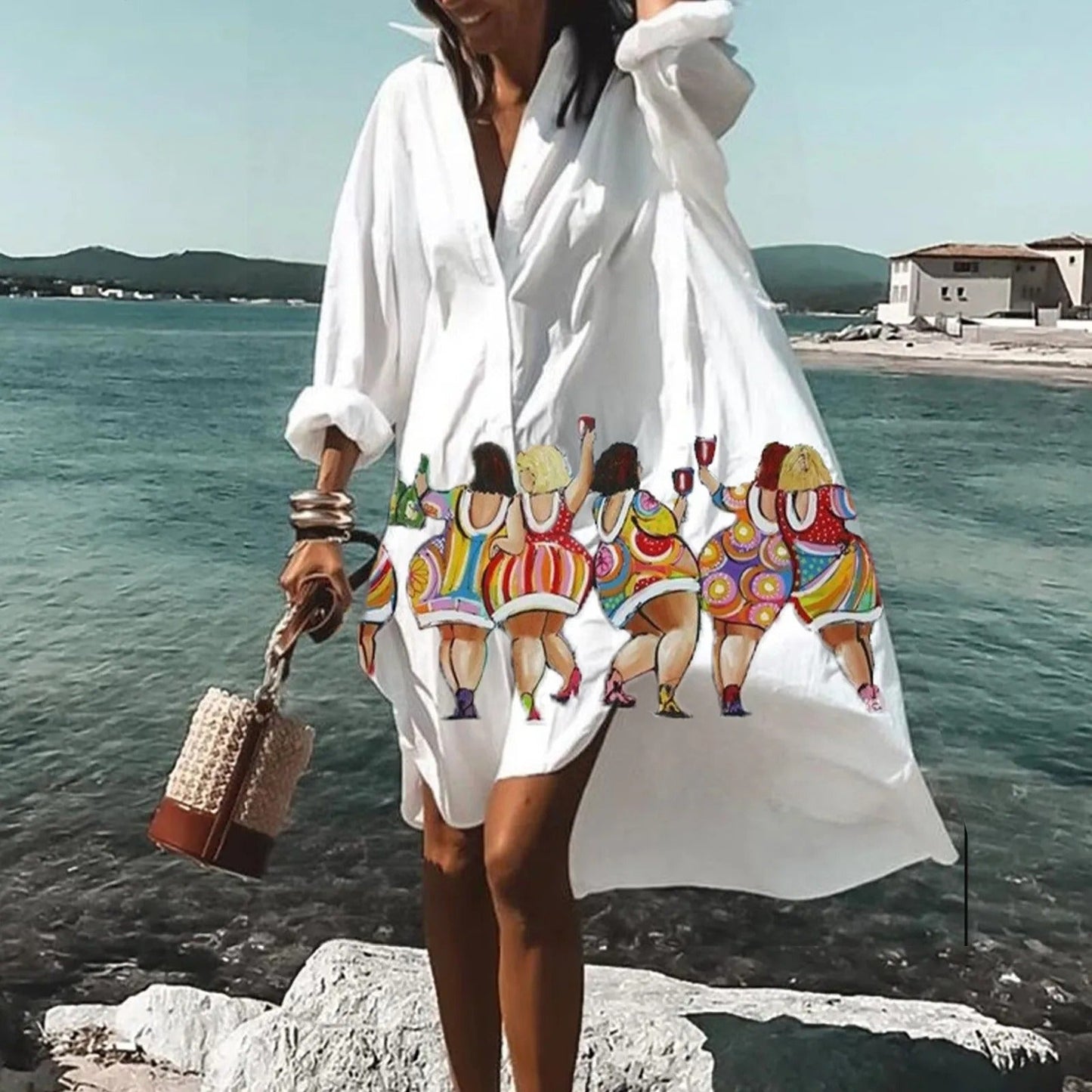 Maya Collection | Women's Summer Dress with Button Front Design | Effortless Style for Warm Days