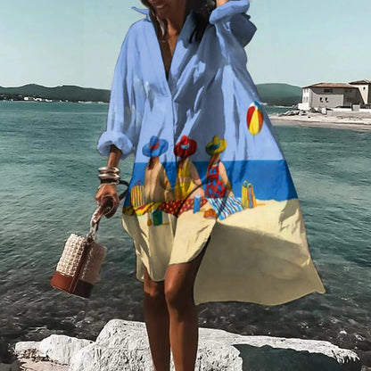 Maya Collection | Women's Summer Dress with Button Front Design | Effortless Style for Warm Days