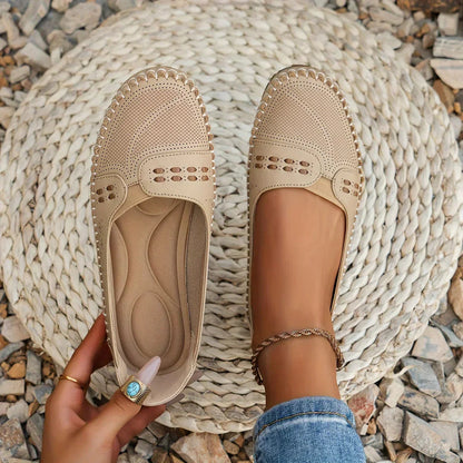 Megan Collection | Women's Orthopedic Slip-On Shoes with Supportive Sole | Comfortable Everyday Footwear