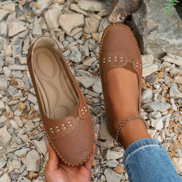 Megan Collection | Women's Orthopedic Slip-On Shoes with Supportive Sole | Comfortable Everyday Footwear
