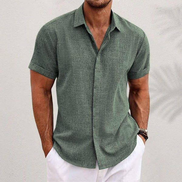 Moritz | Men's Linen Shirt with Breathable Fabric | Casual Summer Essential