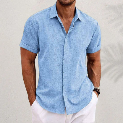 Moritz | Men's Linen Shirt with Breathable Fabric | Casual Summer Essential