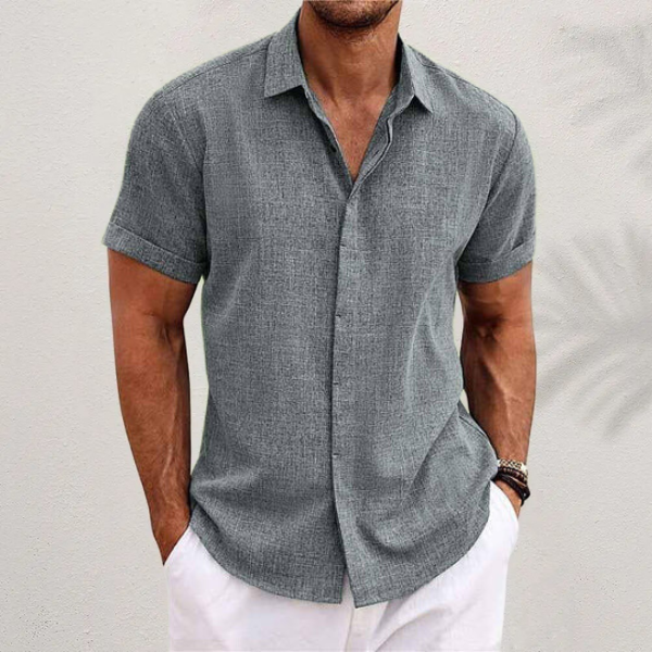 Moritz | Men's Linen Shirt with Breathable Fabric | Casual Summer Essential