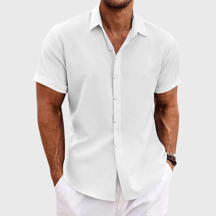 Moritz | Men's Linen Shirt with Breathable Fabric | Casual Summer Essential