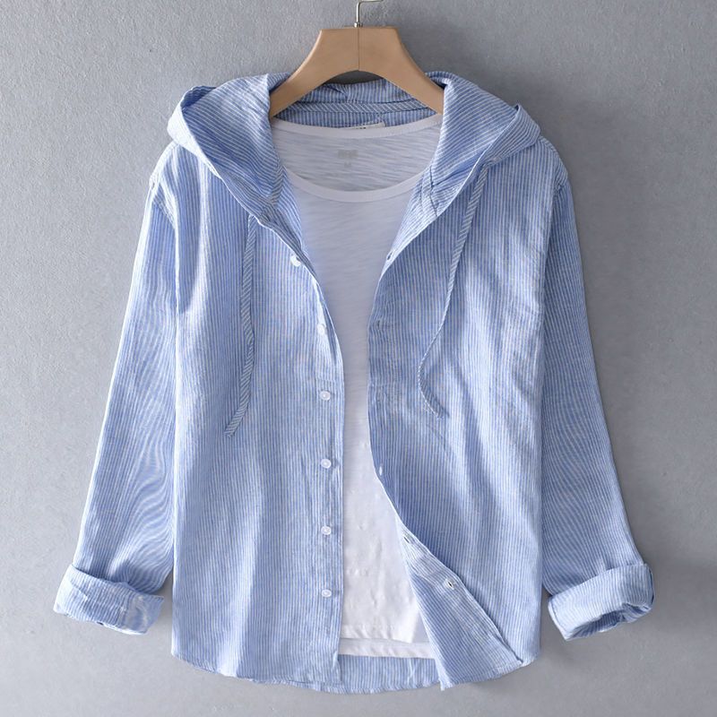 Nova Collection | Linen Hoodie with Tailored Relaxed Fit | Lightweight Comfort for Effortless Style