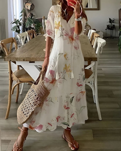 Celina™ Boho Magic Covering Dress — Flowy Bohemian Summer Dress 6