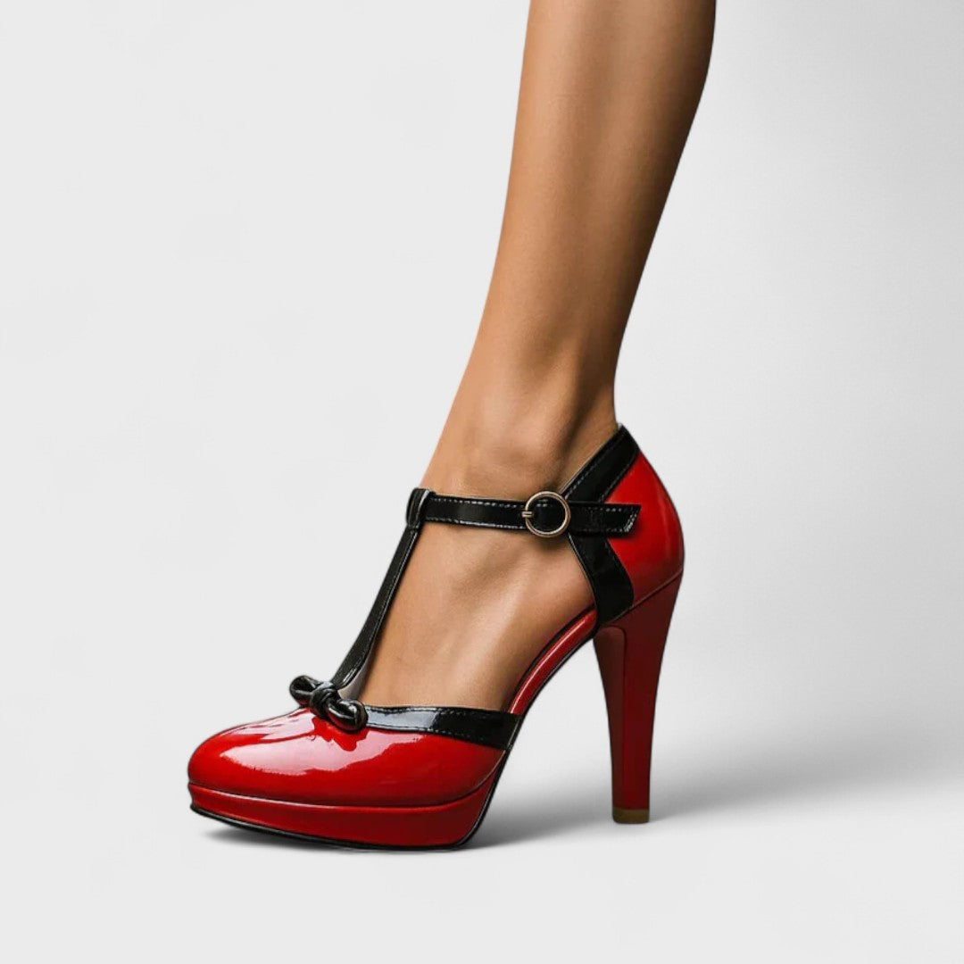 Oriah Collection | Women's Heels with Padded Insole & Slip-On Design | Elegant Footwear for Comfort and Style