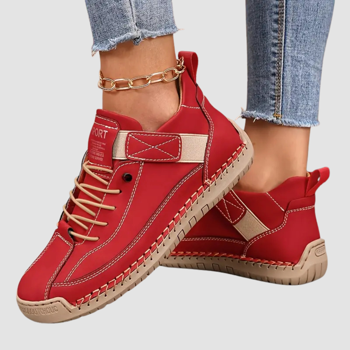 Orthopedic Sneakers | Shock-Absorbing Sole & Wide Toe Box | Comfortable Fit for All-Day Support