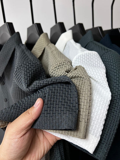 Parker Collection | Men's Polo Shirt with Breathable Mesh Fabric | Lightweight Comfort for Effortless Style