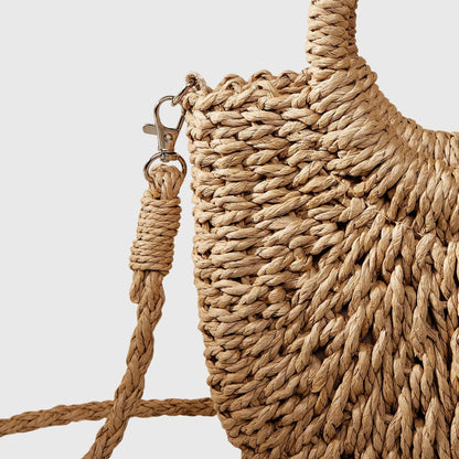 Pauline | Women's Handbag with Organic Texture & Rounded Silhouette | Chic Accessory for Effortless Summer Style