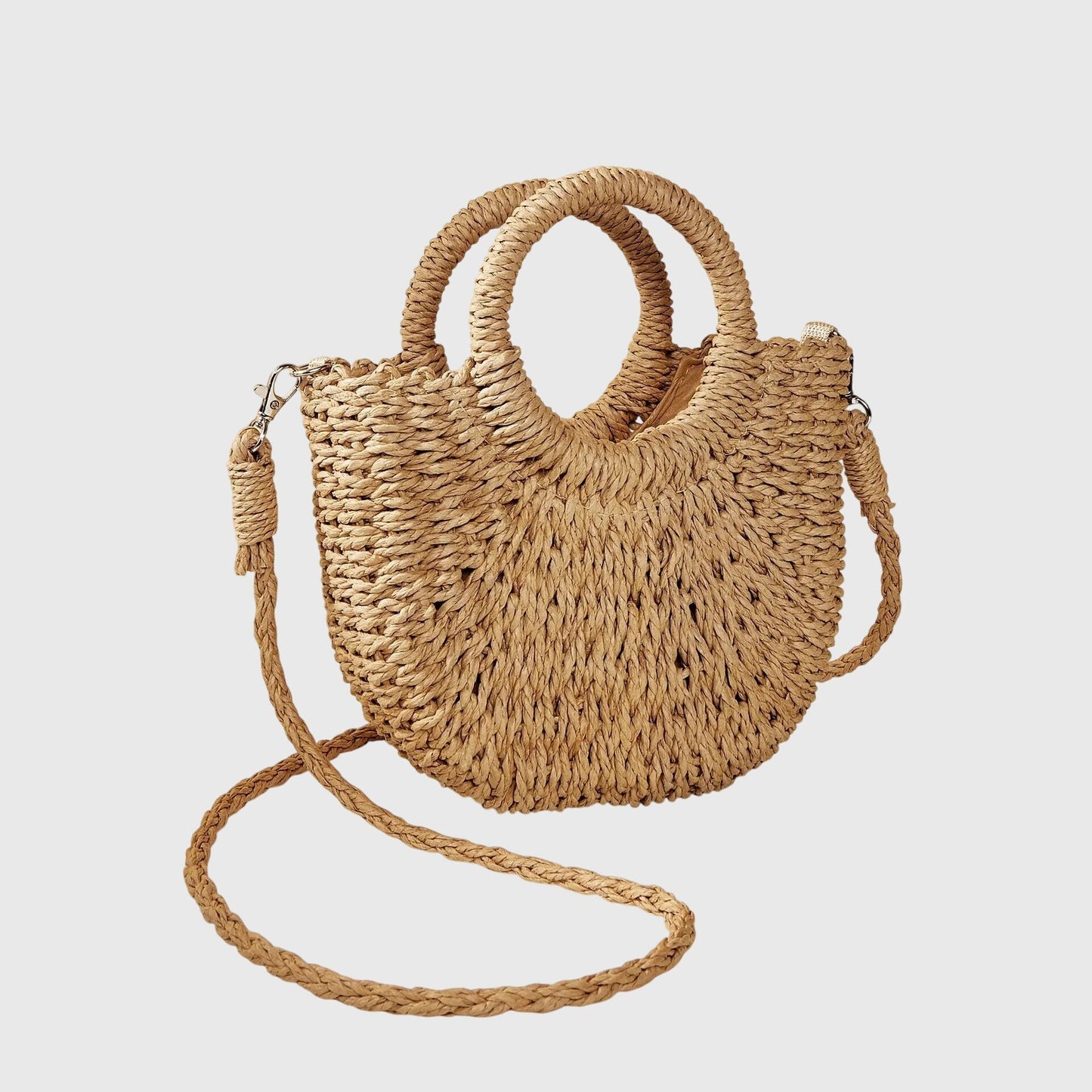 Pauline | Women's Handbag with Organic Texture & Rounded Silhouette | Stylish Accessory for Effortless Summer Charm