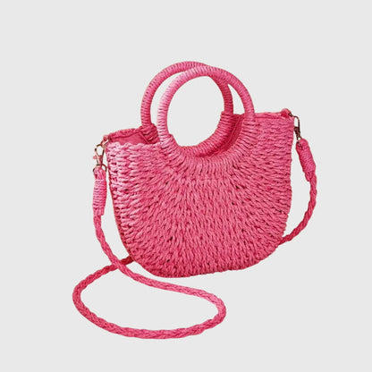 Pauline | Women's Handbag with Organic Texture & Rounded Silhouette | Stylish Accessory for Effortless Summer Charm