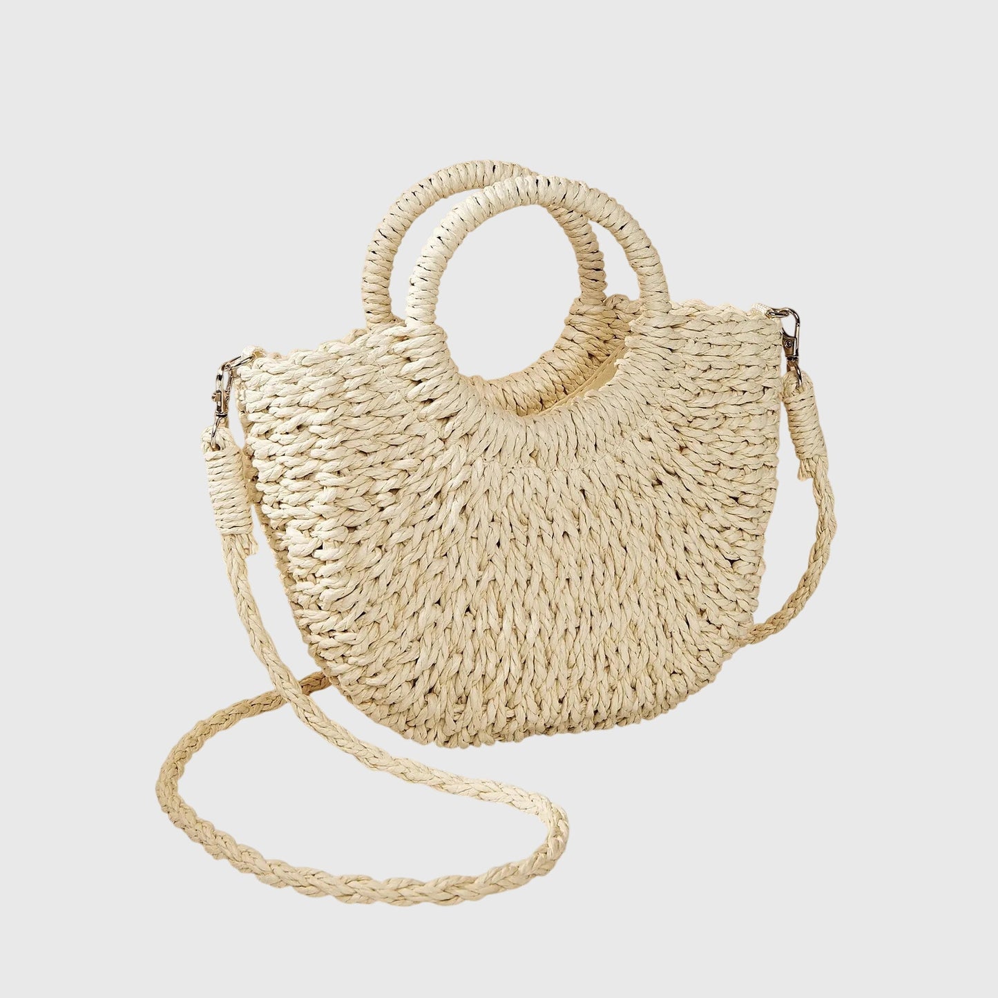 Pauline | Women's Handbag with Organic Texture & Rounded Silhouette | Stylish Accessory for Effortless Summer Charm