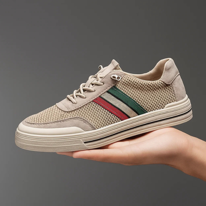 Retro Sport Sneakers | Breathable Mesh with Suede Overlays for All-Day Comfort