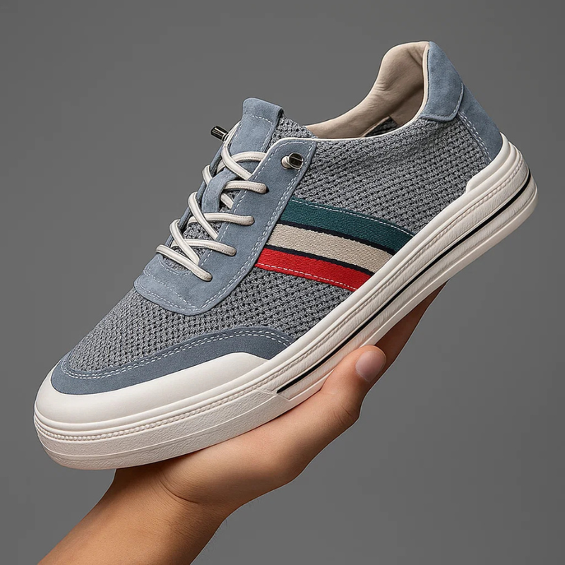 Retro Sport Sneakers | Breathable Mesh with Suede Overlays for All-Day Comfort