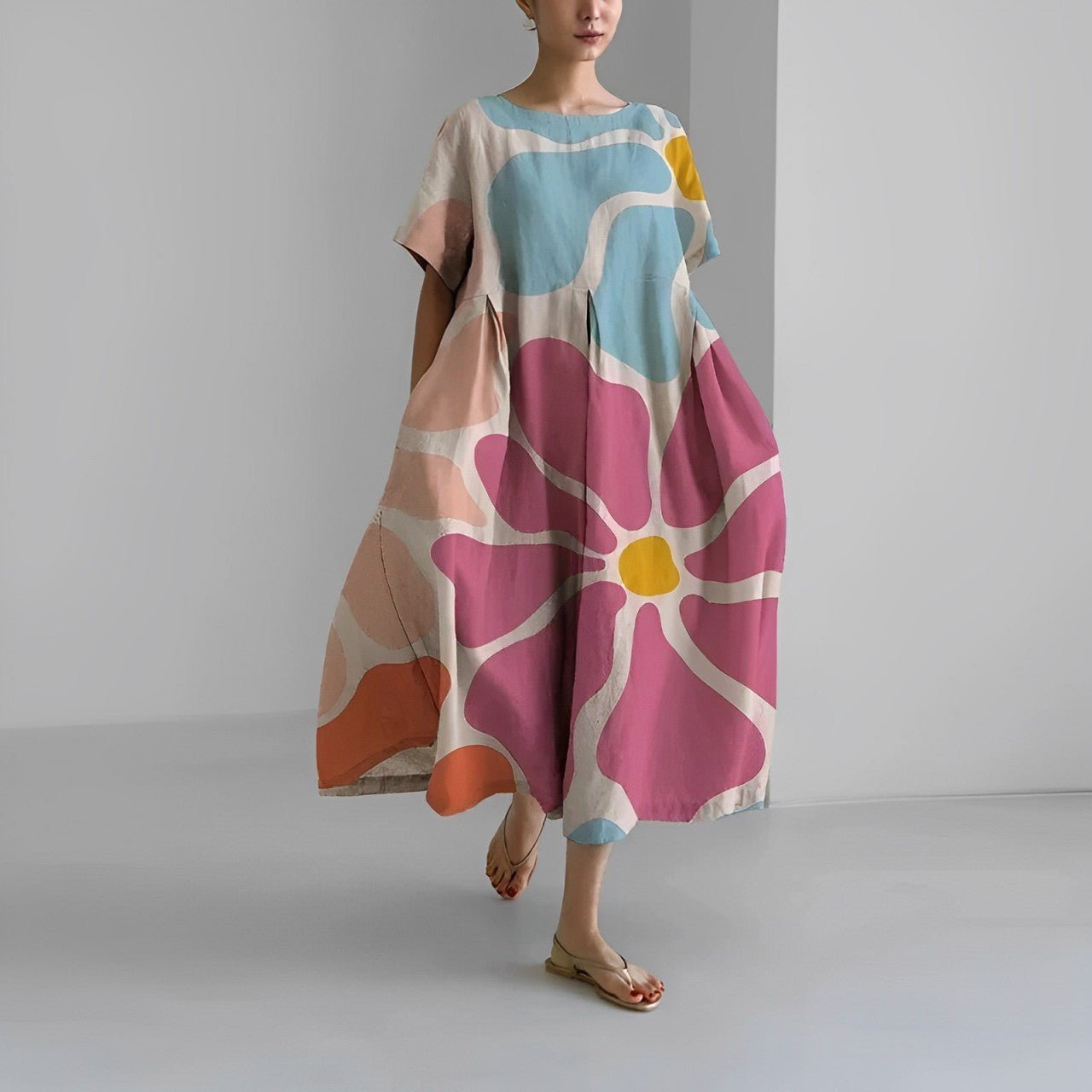 Ronja | Women's Summer Dress with Lightweight Fabric | Relaxed Fit for Everyday Comfort