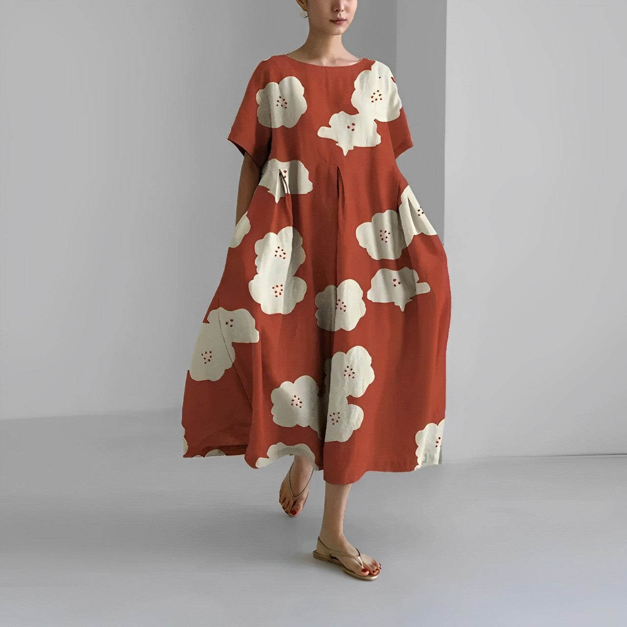 Ronja | Women's Summer Dress with Lightweight Fabric | Relaxed Fit for Everyday Comfort