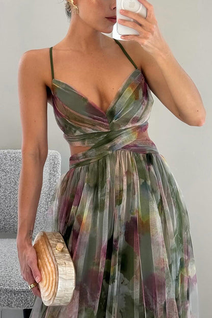 Ruby Collection | Women's Floral Maxi Dress with Adjustable Fit | Effortless Style for Summer Weddings