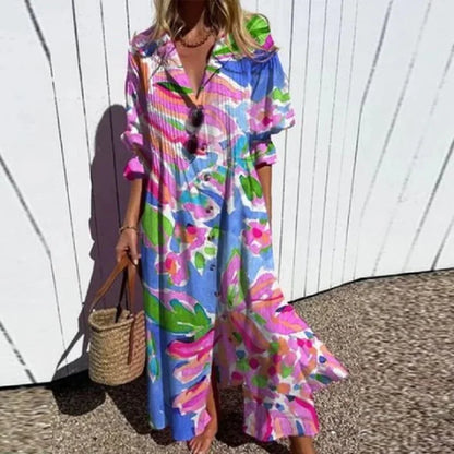 Fleuria™ Boho Floral Maxi Dress — Lightweight & Flowing 3